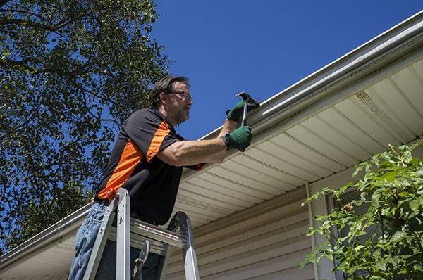 we use high-quality aluminum and other durable materials for gutter repair